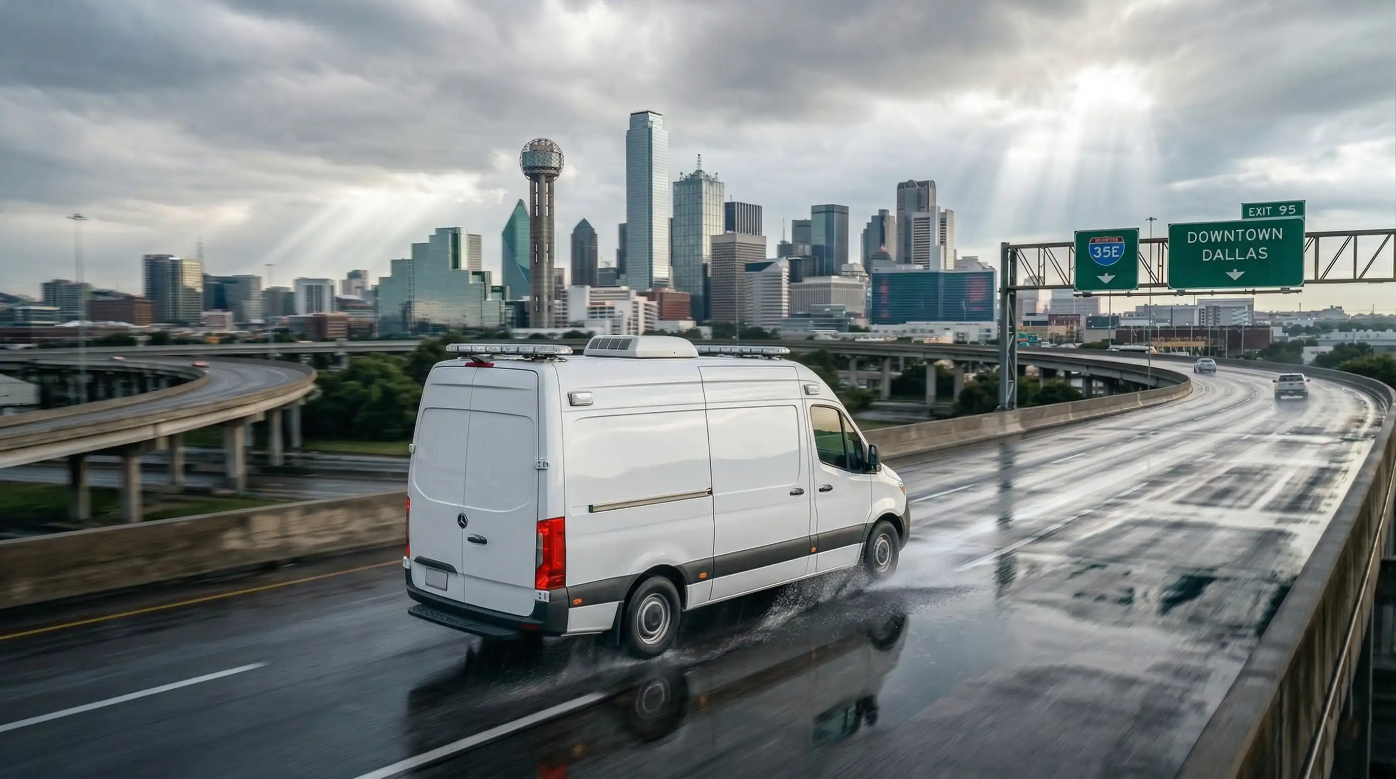 RMDS Van in city